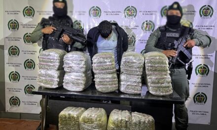 GOES incauta más de 50 kilos de marihuana y captura a un hombre