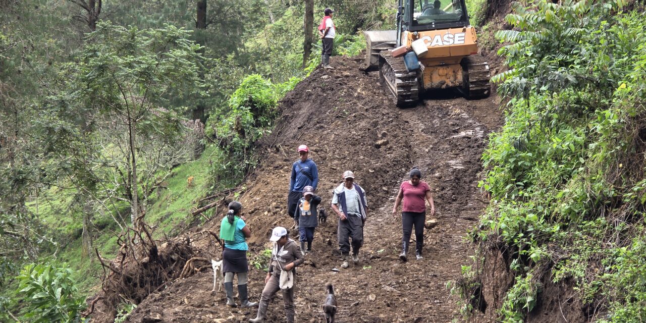 Gobernación del Cauca reactiva Maquinaria Amarilla para mejorar la vía Pancitará–Potrero–Chaupiloma