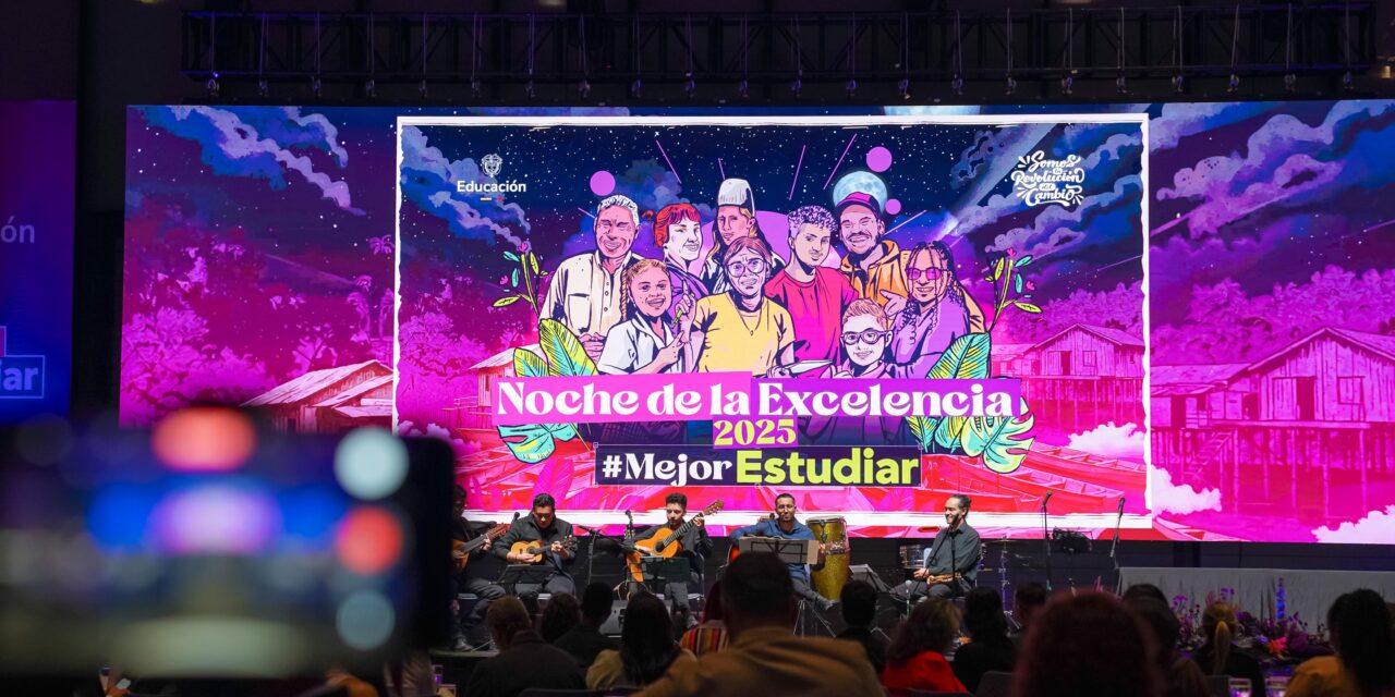 Cauca es reconocido como el mejor del país en educación durante la Noche de la Excelencia 2025