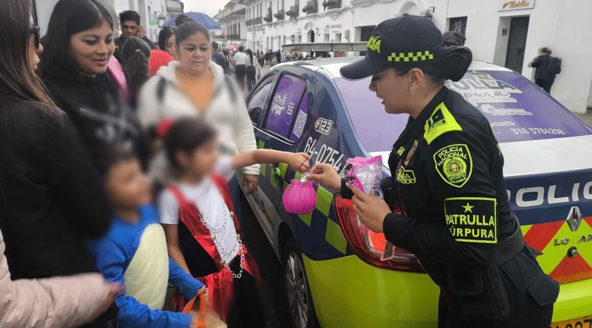 Despliegue policial garantizó una celebración segura del 31 de octubre en Popayán