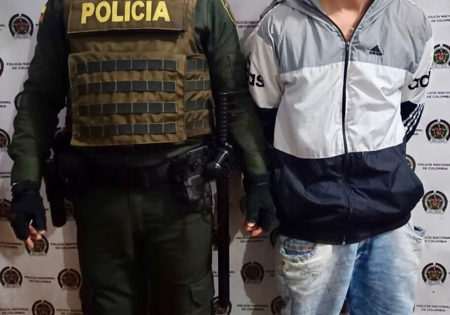Policía Metropolitana de Popayán captura a dos hombres