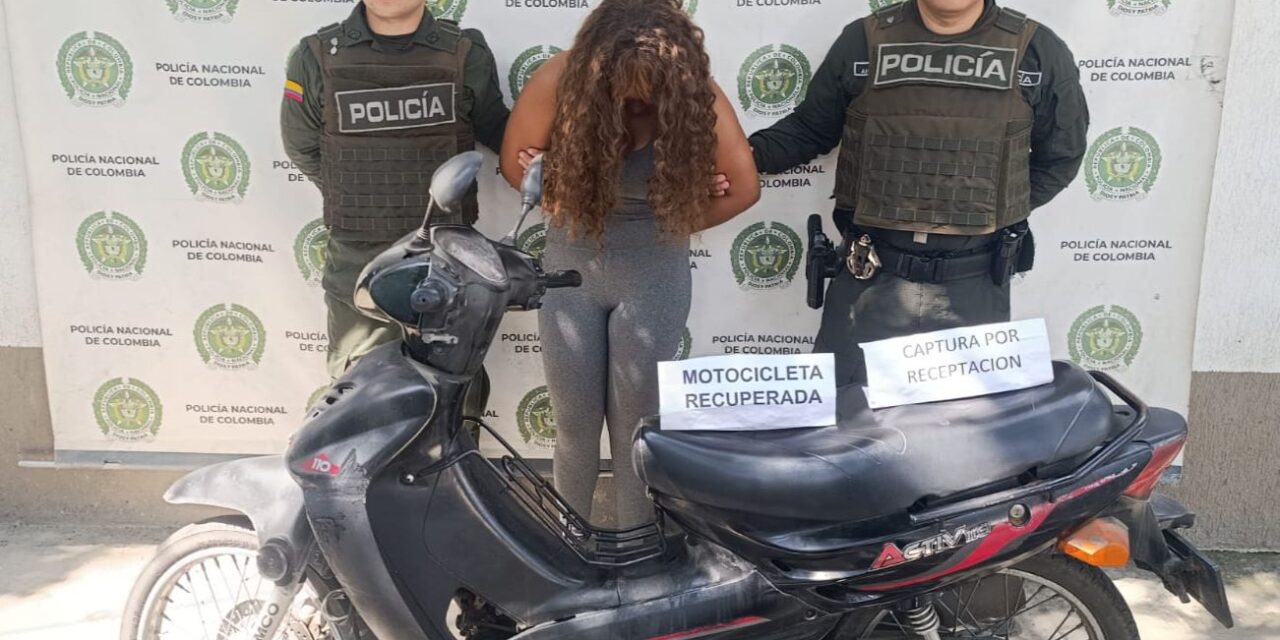 Policía captura a una persona y recupera motocicleta hurtada en Puerto Tejada
