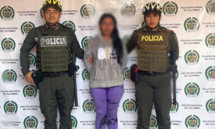 Mujer capturada en el centro histórico de Popayán
