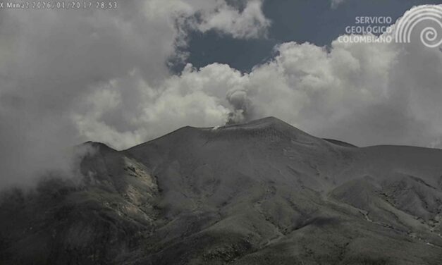 Volcán Puracé regresa a alerta Amarilla tras permanecer en nivel Naranja