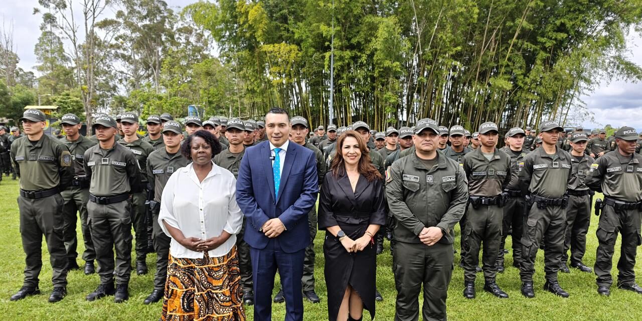 Más de 600 policías refuerzan la seguridad y presencia institucional en el Cauca