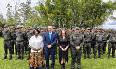 Más de 600 policías refuerzan la seguridad y presencia institucional en el Cauca
