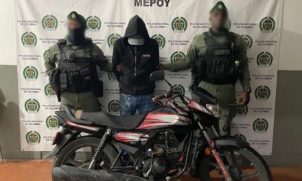 Capturan en Popayán a hombre por hurto a vivienda