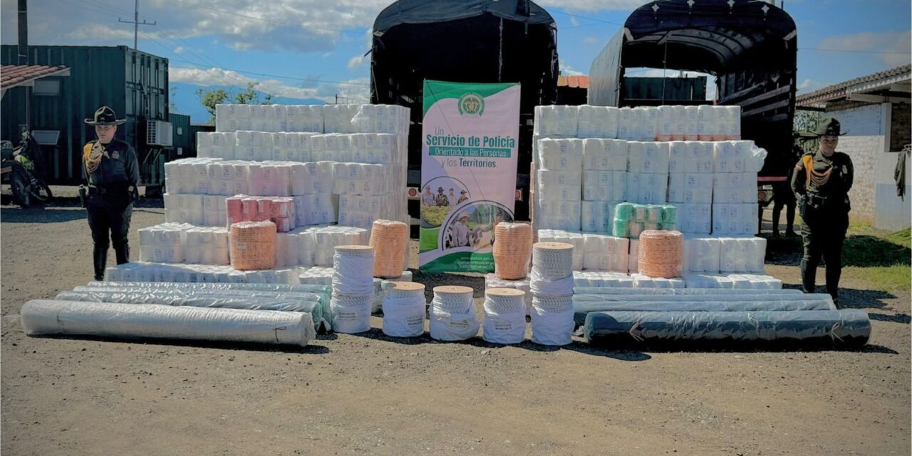 Policía recupera mercancía agroindustrial avaluada en $65 millones en Popayán