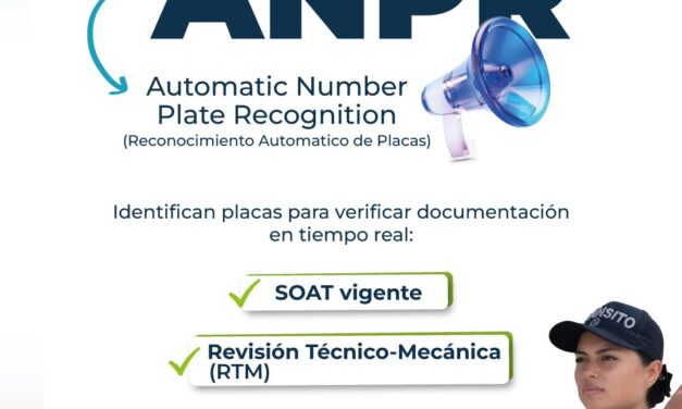 Popayán inicia pruebas con cámaras ANPR para fortalecer el control y seguridad vial