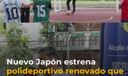 Nuevo Japón estrena polideportivo renovado en Popayán