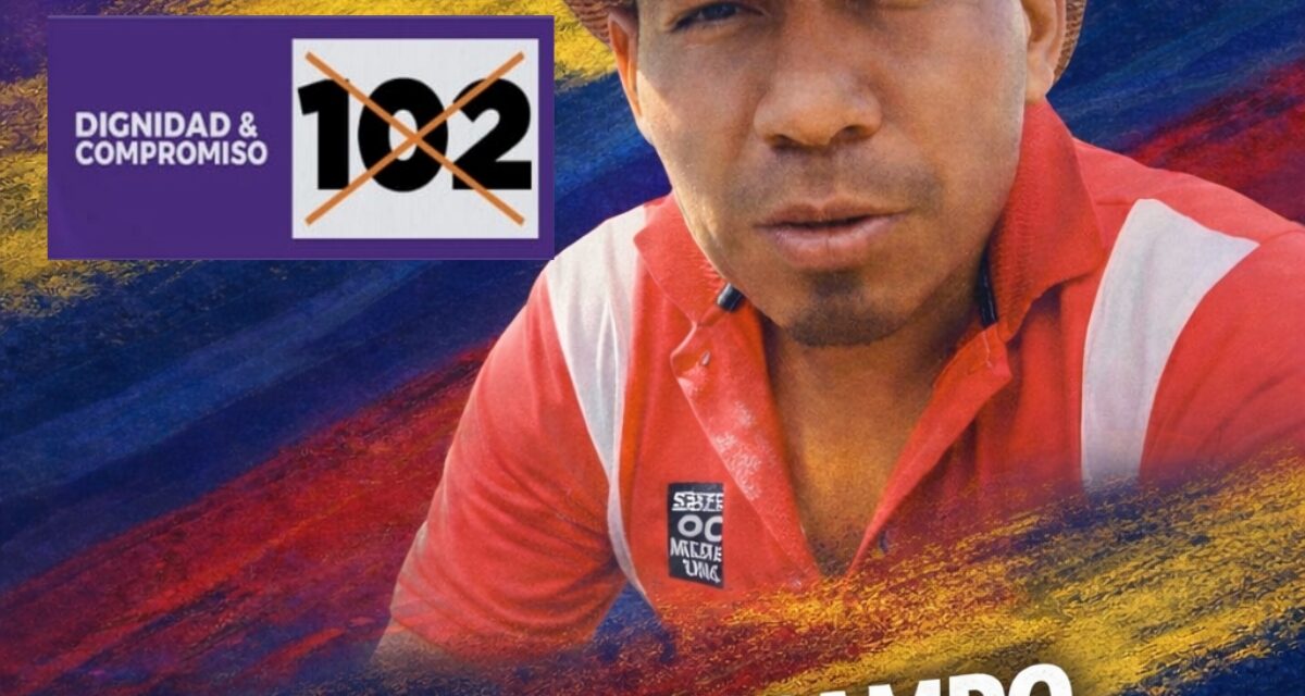 Royber Melenje, el labriego caucano que aspira a la Cámara