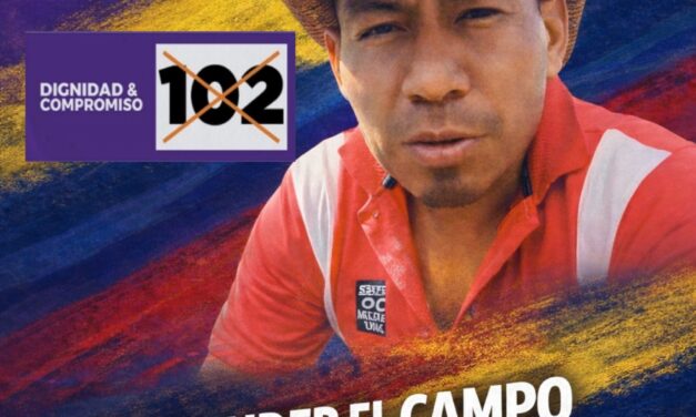 Royber Melenje, el labriego caucano que aspira a la Cámara