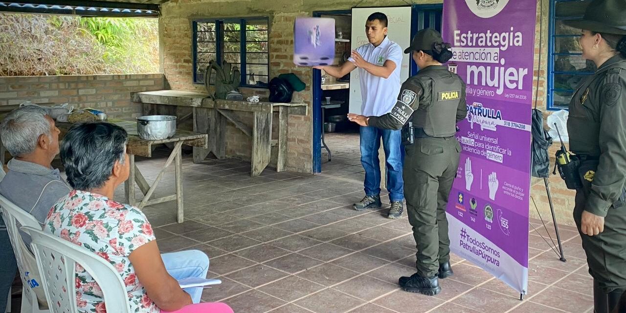 Estrategia preventiva contra violencias de género llega a zona rural de Popayán