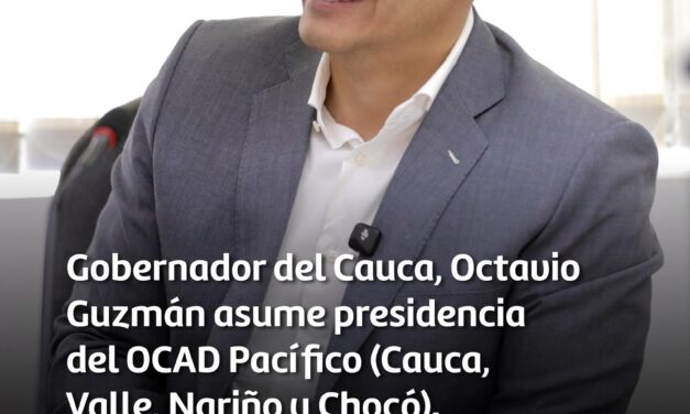 Octavio Guzmán liderará el OCAD Pacífico