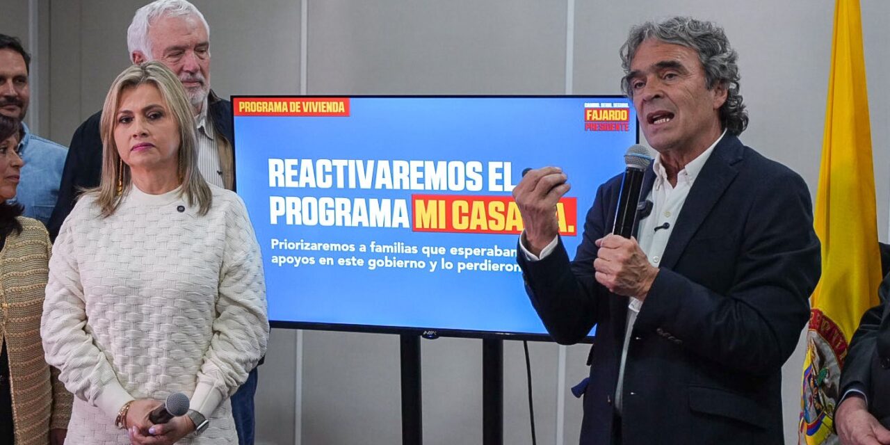 Sergio Fajardo fortalece su campaña presidencial 2026 con equipo técnico