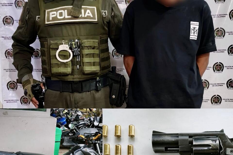 Capturado en Popayán por hurto de motocicleta: recuperan vehículo