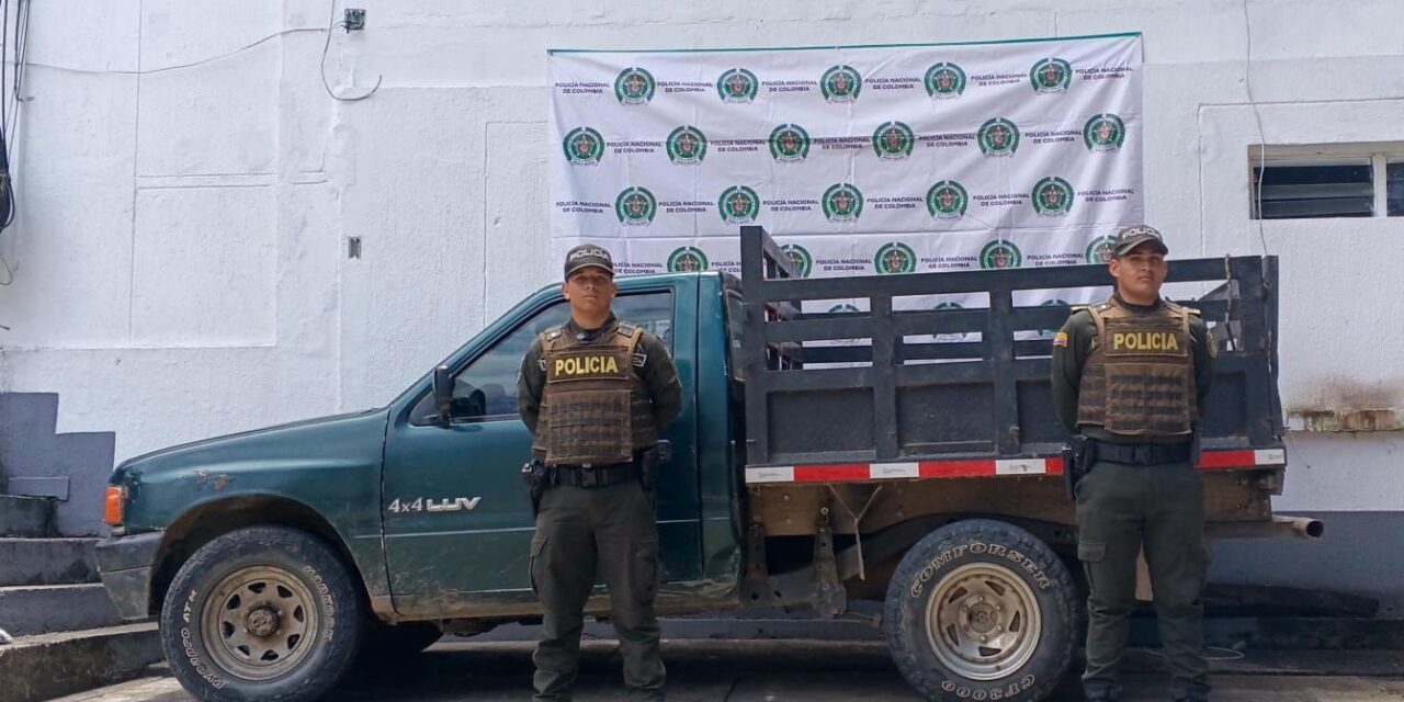 Vehículos recuperados en el Cauca: Policía halló tres automotores robados