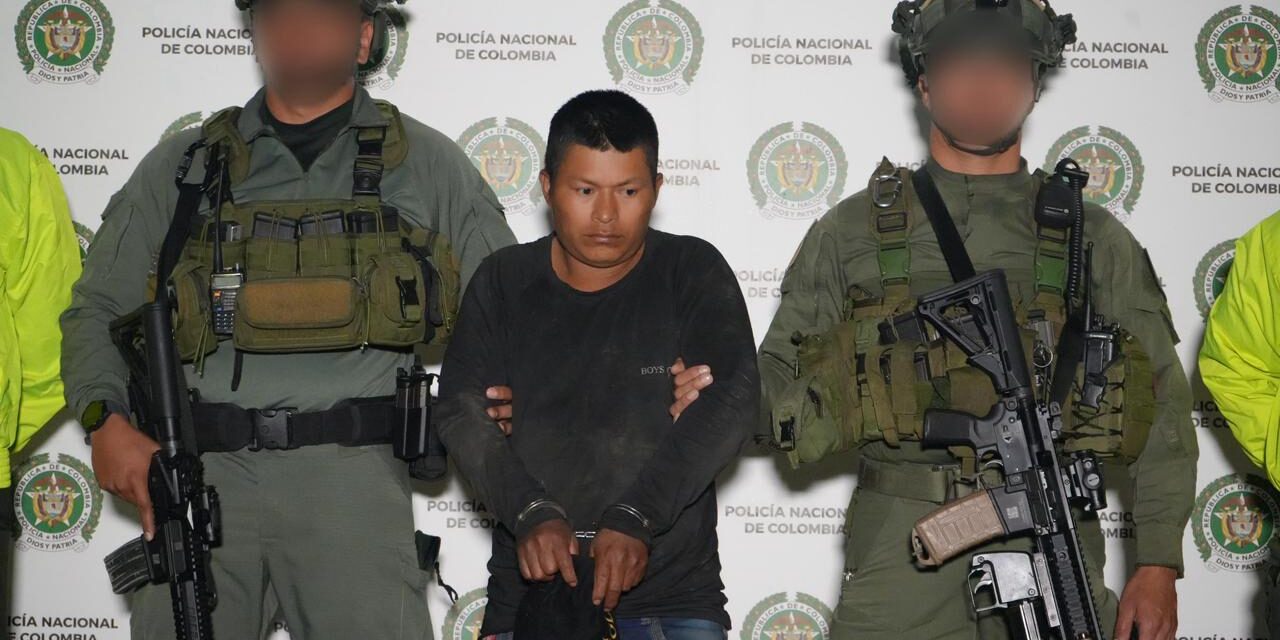 Alias “Mojano” capturado, presunto cabecilla criminal del norte Caucano