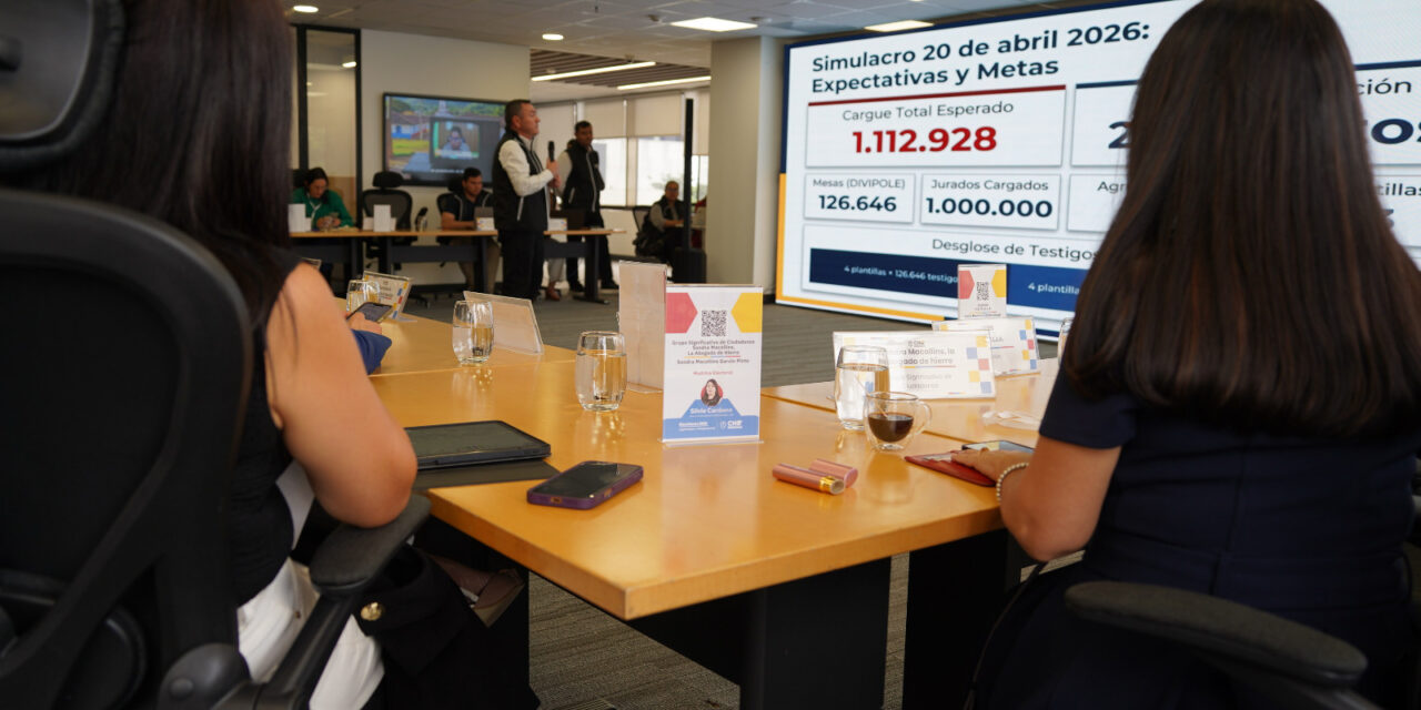 Simulacro nacional del CNE valida plataforma electoral