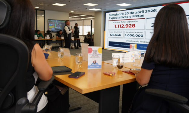 Simulacro nacional del CNE valida plataforma electoral