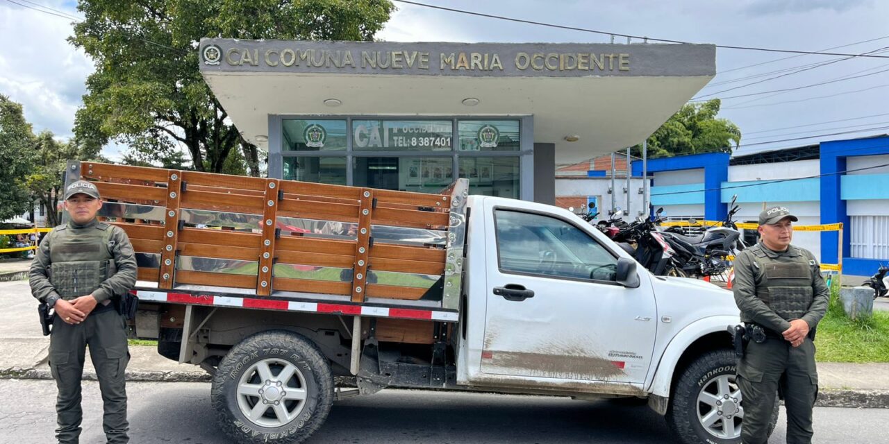 Recuperan camioneta hurtada y 1.200 kilos de aguacate en Popayán