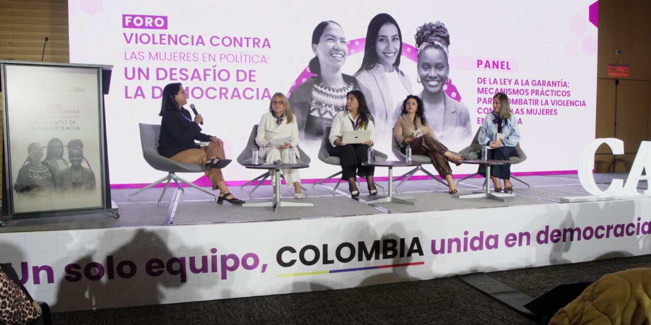 Violencia política contra las mujeres en Colombia preocupa al CNE