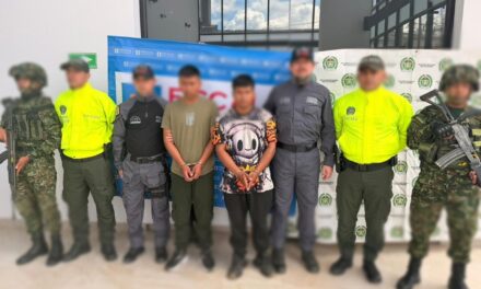 Explosivistas capturados del GAOr Carlos Patiño en Popayán