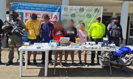 Golpe a Red Criminal en Santander de Quilichao: capturan a cinco