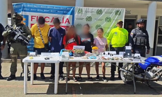 Golpe a Red Criminal en Santander de Quilichao: capturan a cinco