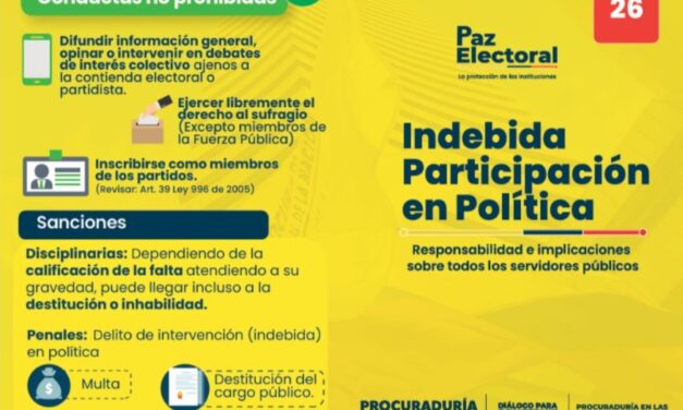 Paz Electoral: Gobierno del Cauca y Procuraduría fortalecen estrategia