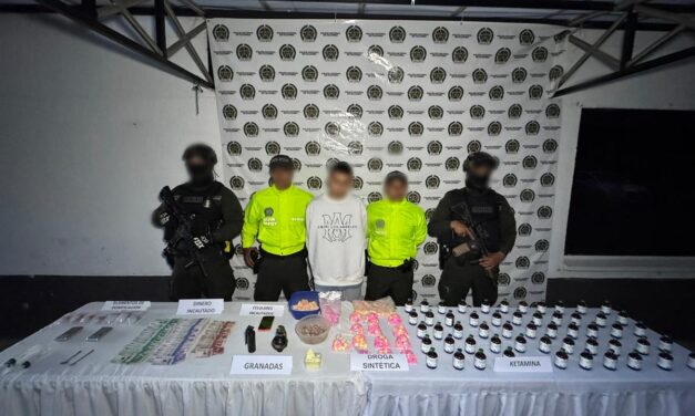 Alias ‘El Diler’ capturado con drogas sintéticas en Popayán
