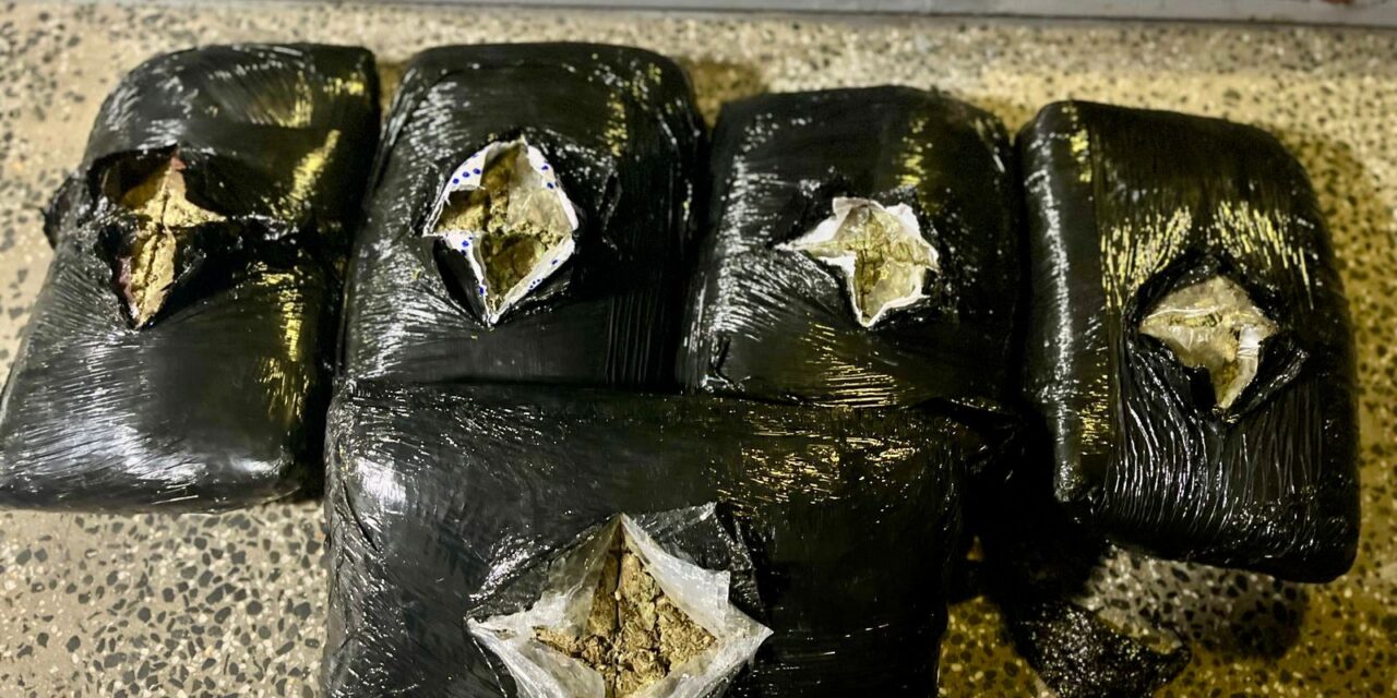 Policía Nacional incautó cinco kilos de marihuana en Popayán