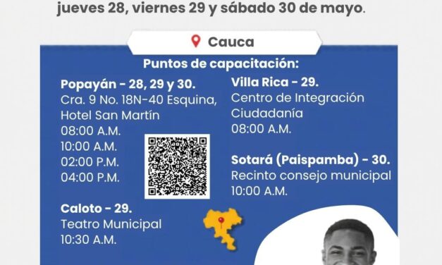 Capacitaciones Testigos Electorales iniciaron en Cauca