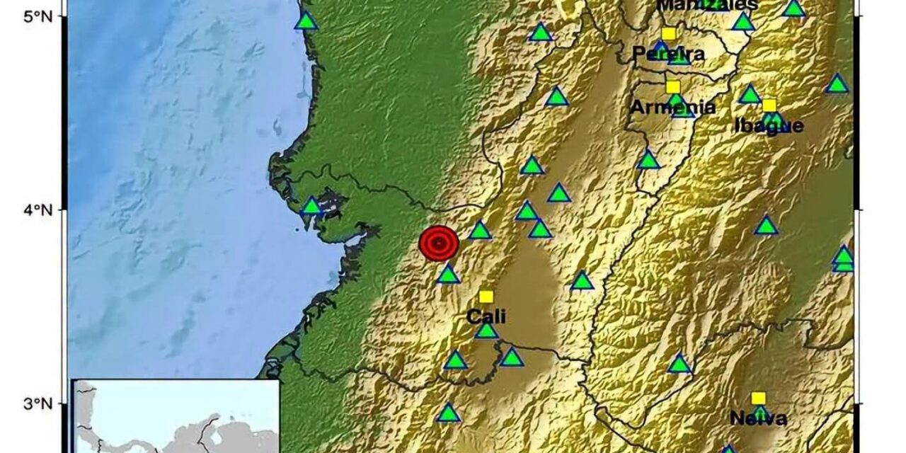 Sismo Valle del Cauca Hoy: Temblor de 3.8 grados en Dagua