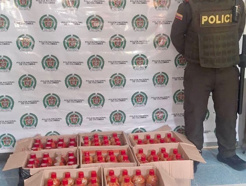 Licor ecuatoriano: incautan 96 botellas sin documentación