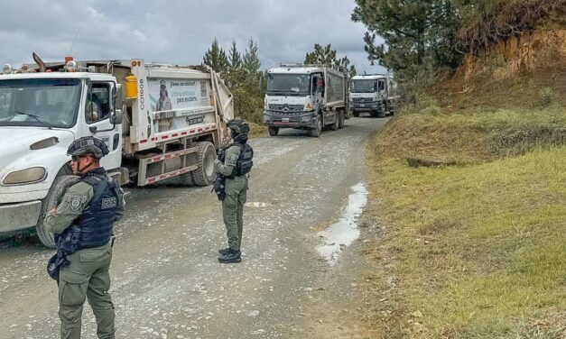 Urbaser cuenta con acompañamiento permanente de la Policía Metropolitana de Popayán