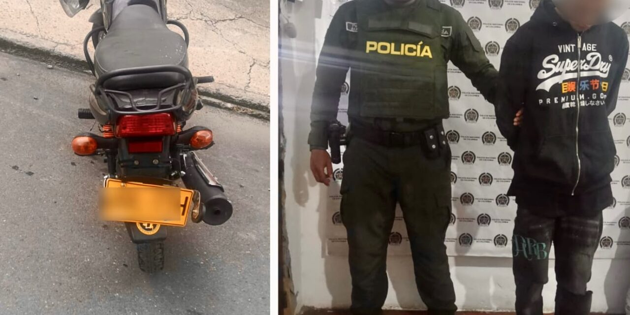 Presunto implicado en hurto de motocicleta fue capturado en Popayán