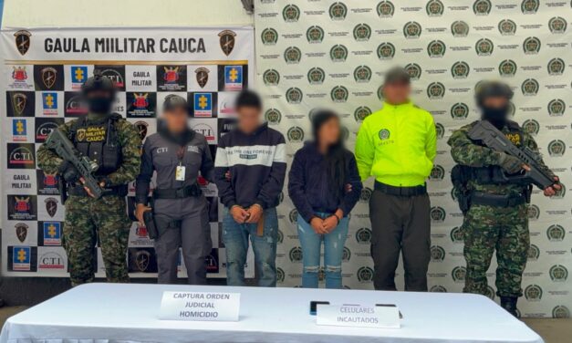 Capturan a tres presuntos responsables de homicidio en Popayán