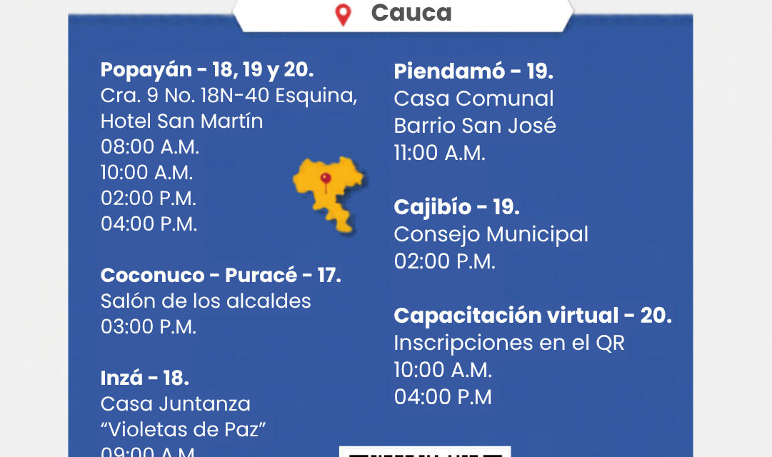 Testigos electorales en Cauca reciben capacitación