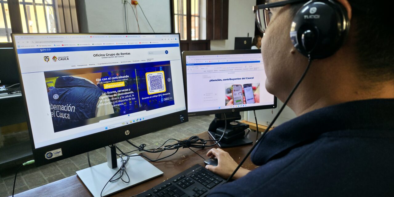 Trámites tributarios del Cauca unificados en el portal oficial