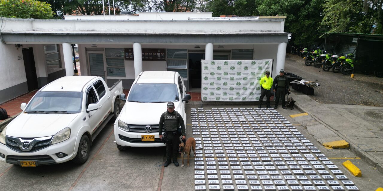 Incautación de 348 kilogramos de cocaína en Santander de Quilichao