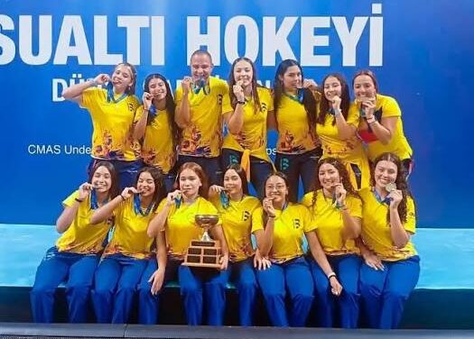Campeonas del mundo: Colombia se corona en hockey subacuático Sub-19 femenino en Turquía