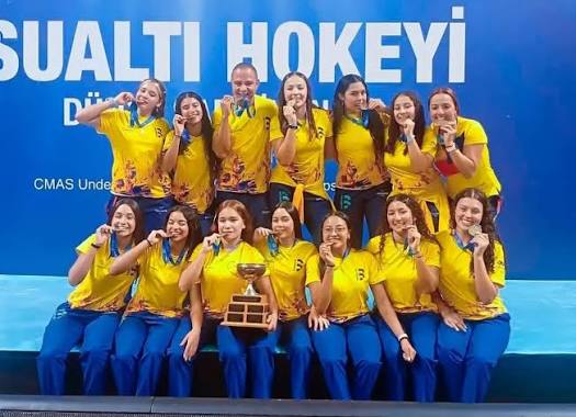 Campeonas del mundo: Colombia se corona en hockey subacuático Sub-19 femenino en Turquía