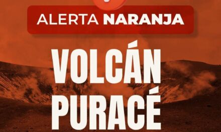 Alerta del volcán Puracé pasa a naranja: qué significa y recomendaciones