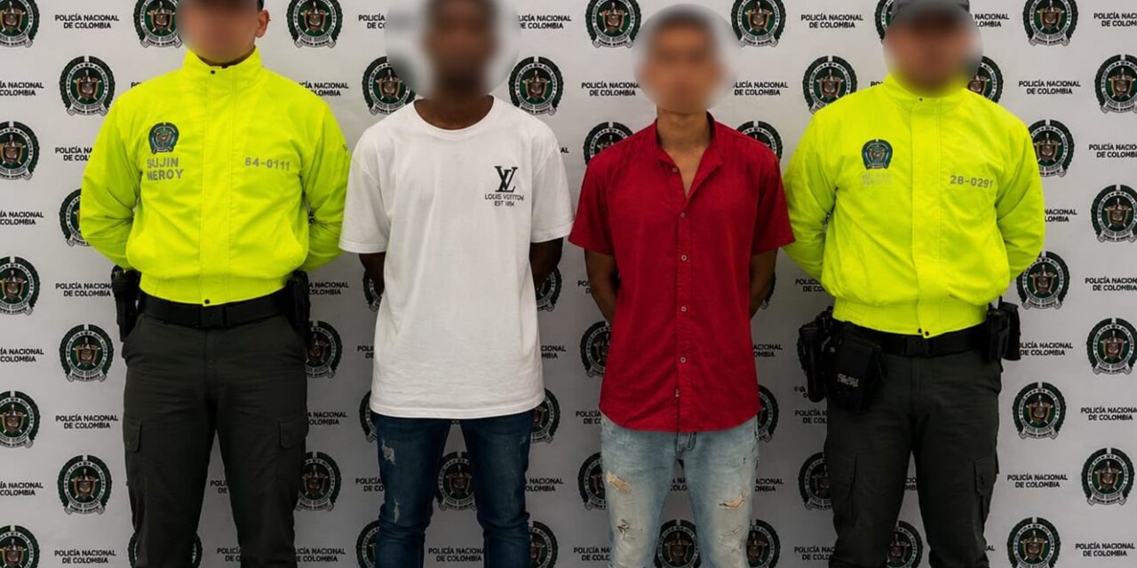 Alias de “Jhose” y “El Negro” capturados por hurto de moto en Popayán
