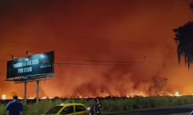 Incendio forestal controlado en El Tablazo, norte de Popayán: el quinto en un mes