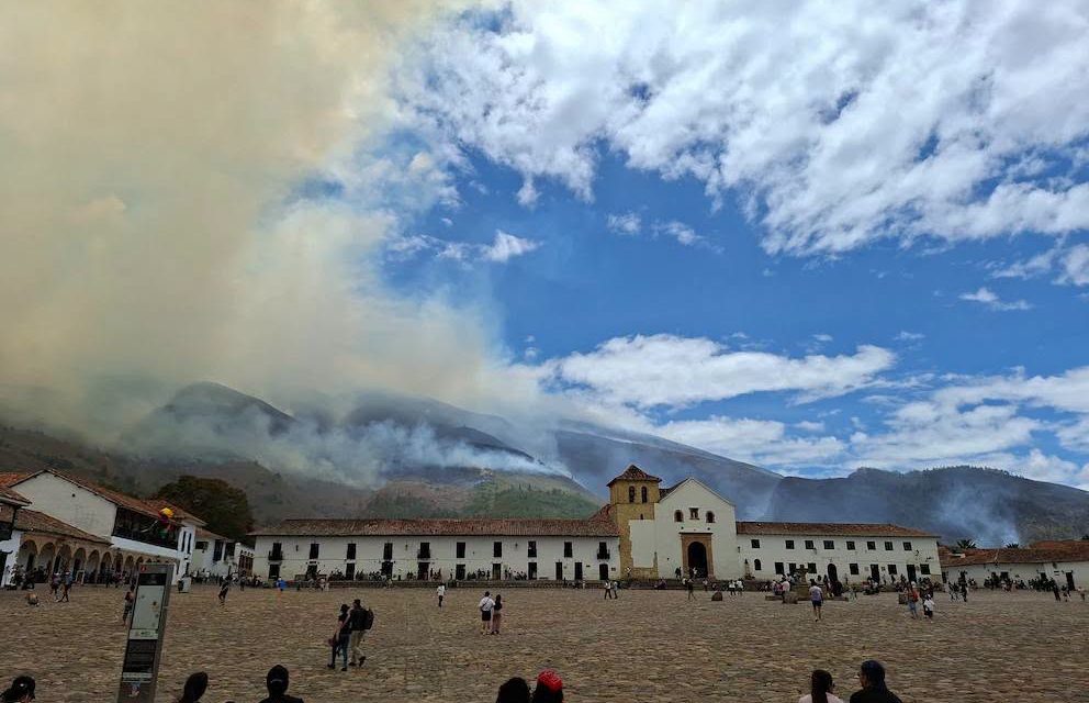 Incendio en Villa de Leyva afecta más de 300 hectáreas