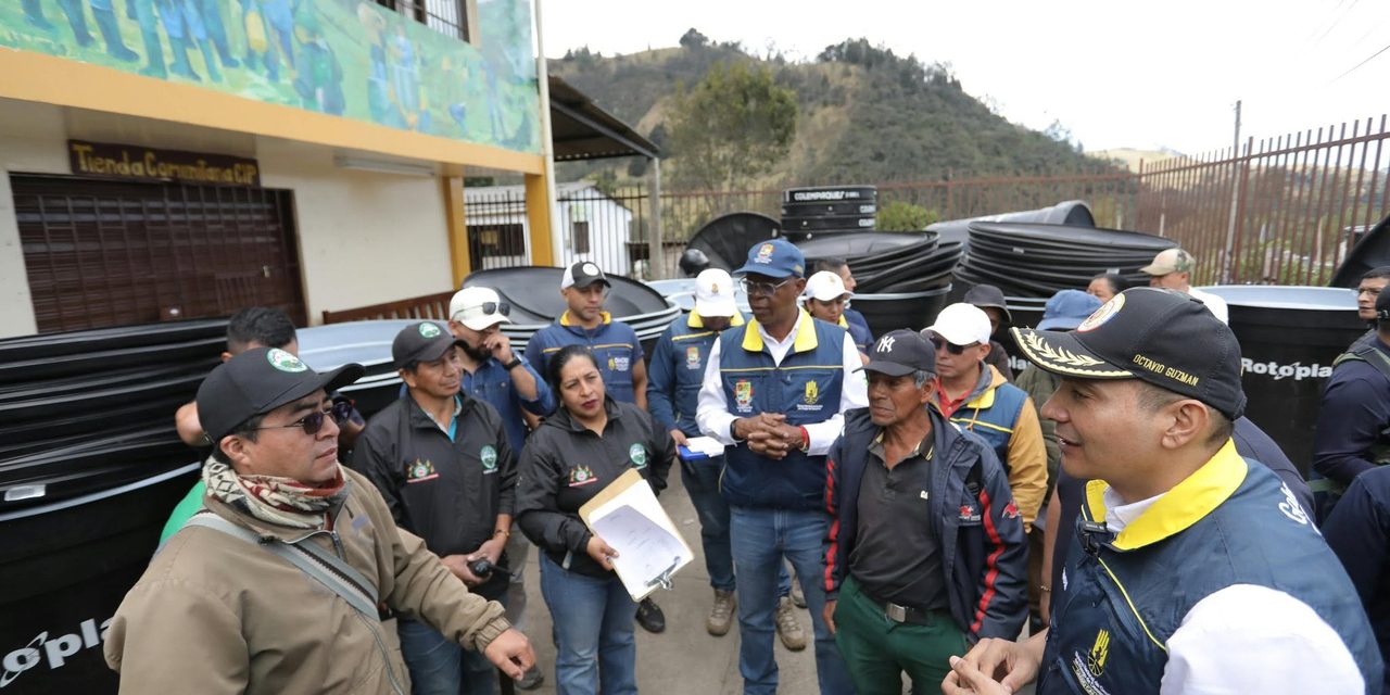 Volcán Puracé: gobernador recorre comunidades y entrega ayudas