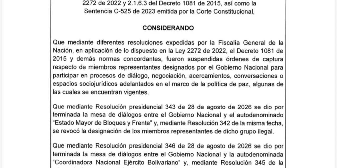Fiscalía reactiva órdenes de captura contra 46 exgestores de paz