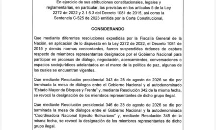 Fiscalía reactiva órdenes de captura contra 46 exgestores de paz